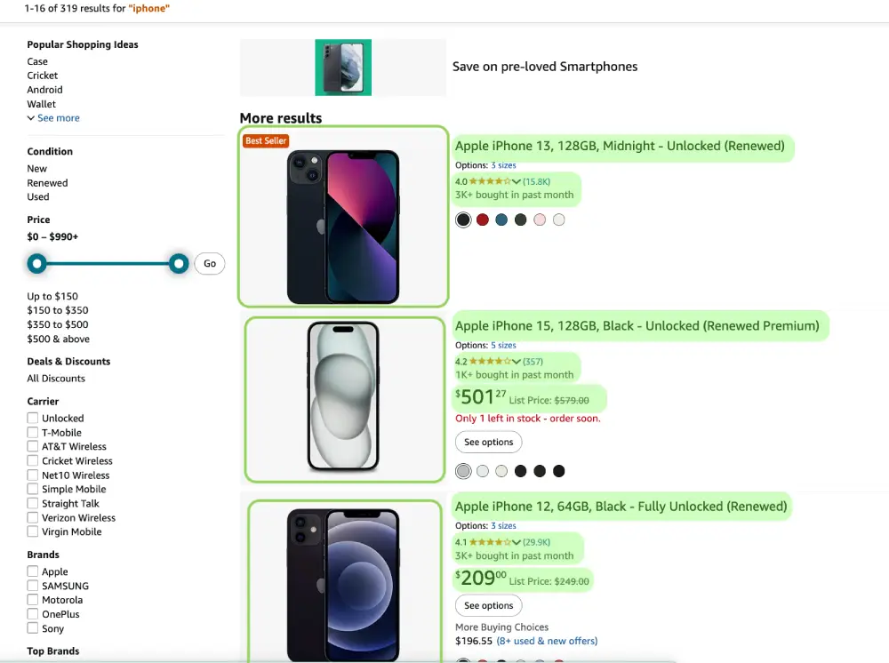 Product Data Scraper By Search